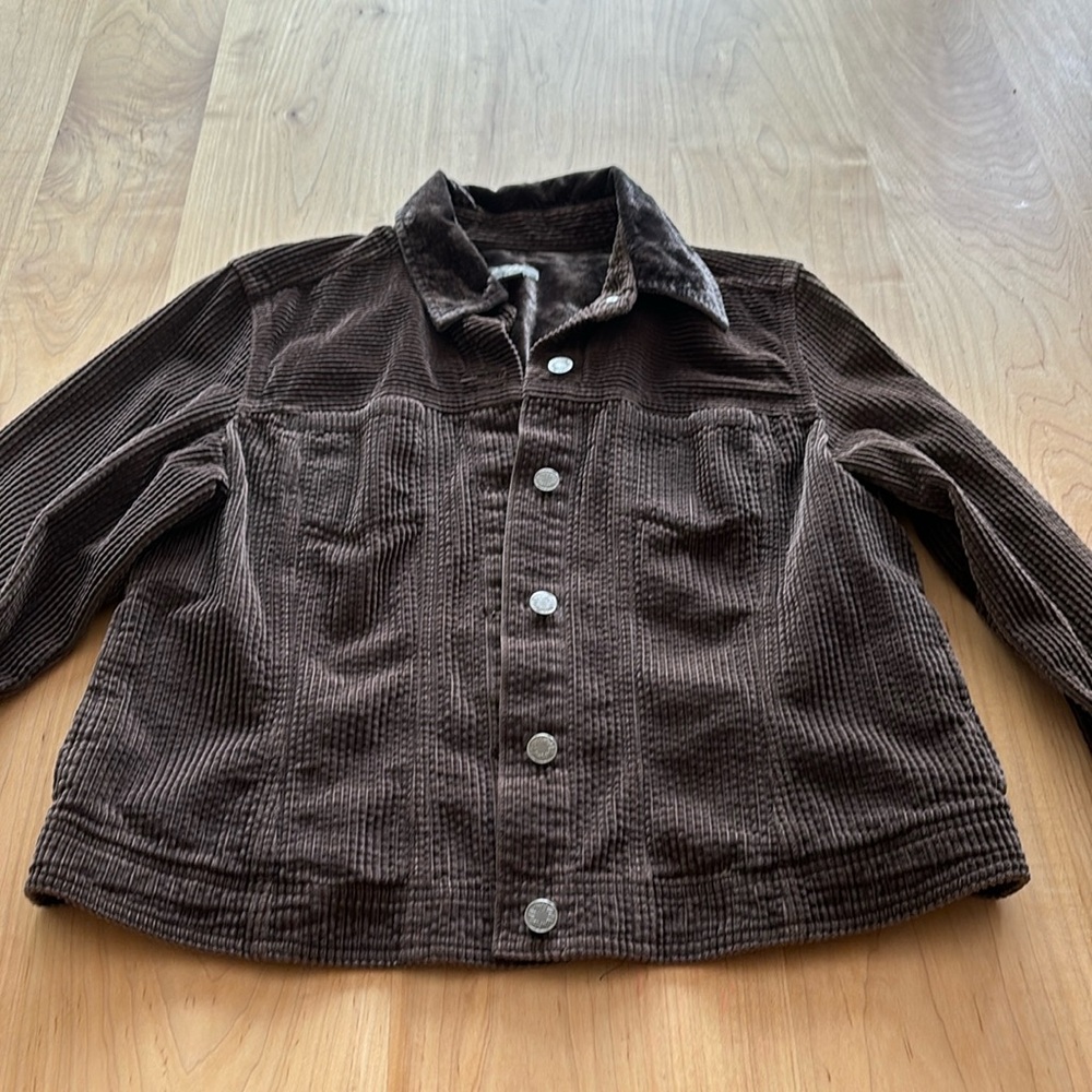 Brown corduroy jacket